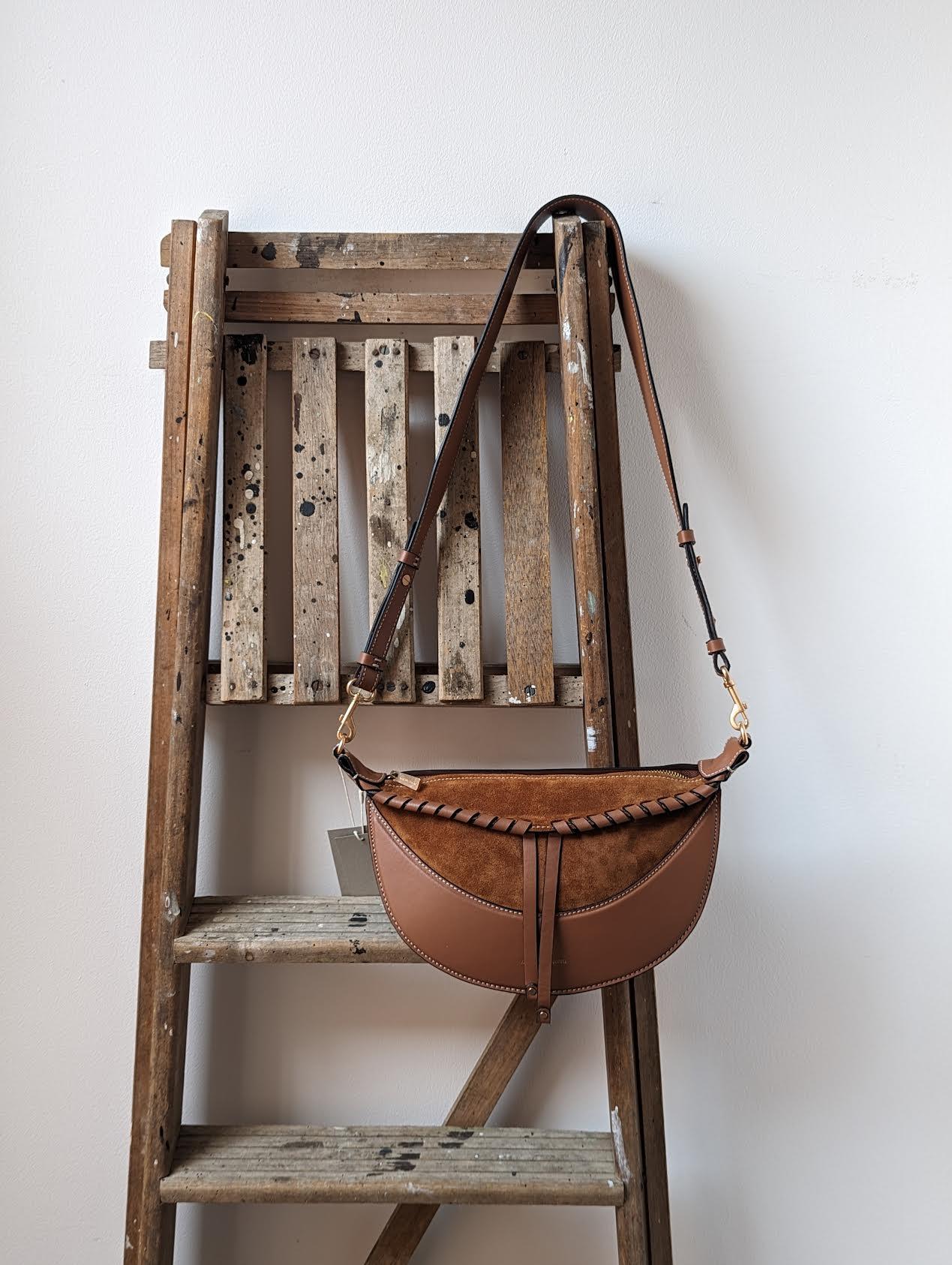 Lou Tan Leather & Suede Bag