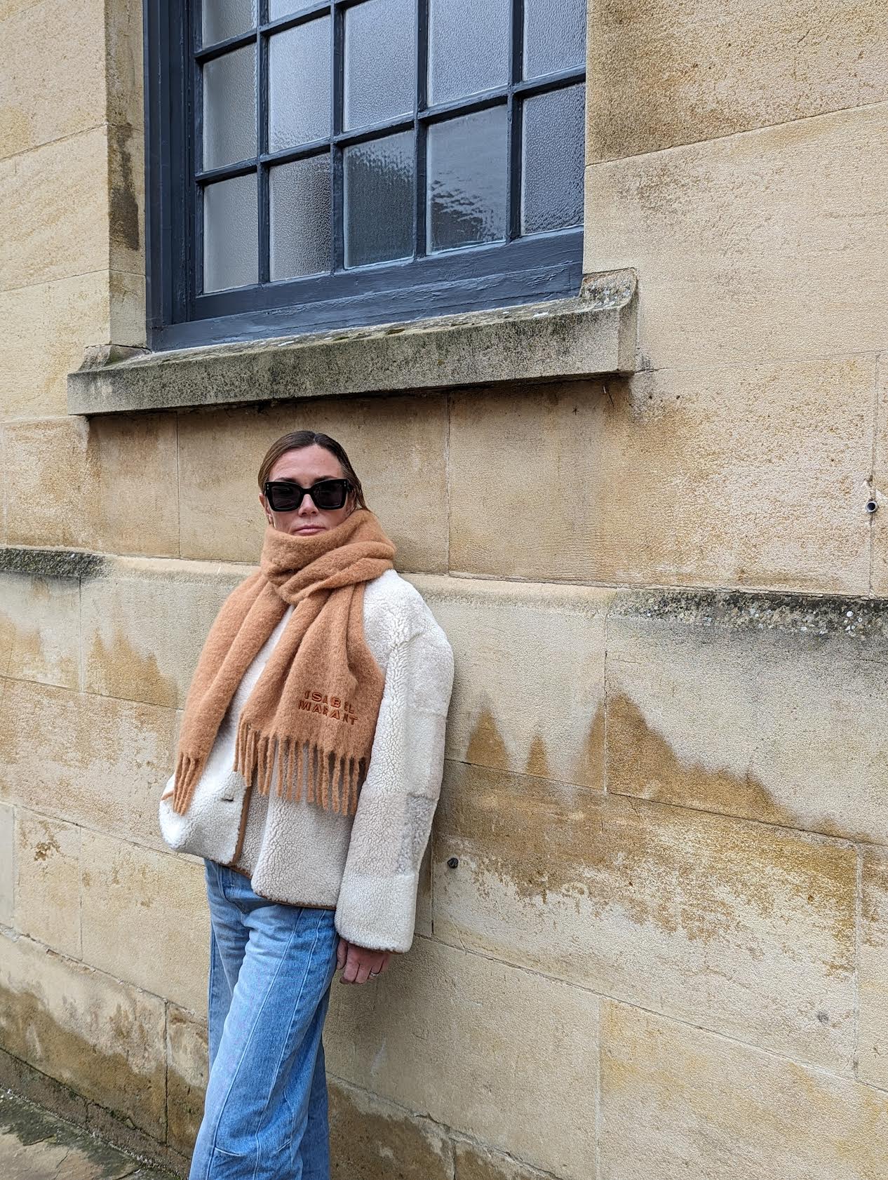 Firny Camel Alpaca-Blend Scarf