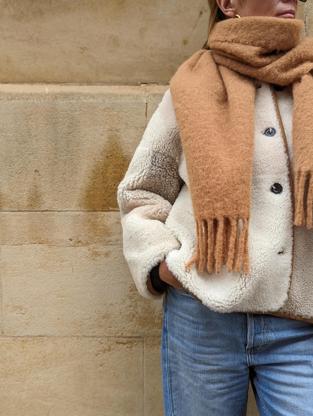Firny Camel Alpaca-Blend Scarf