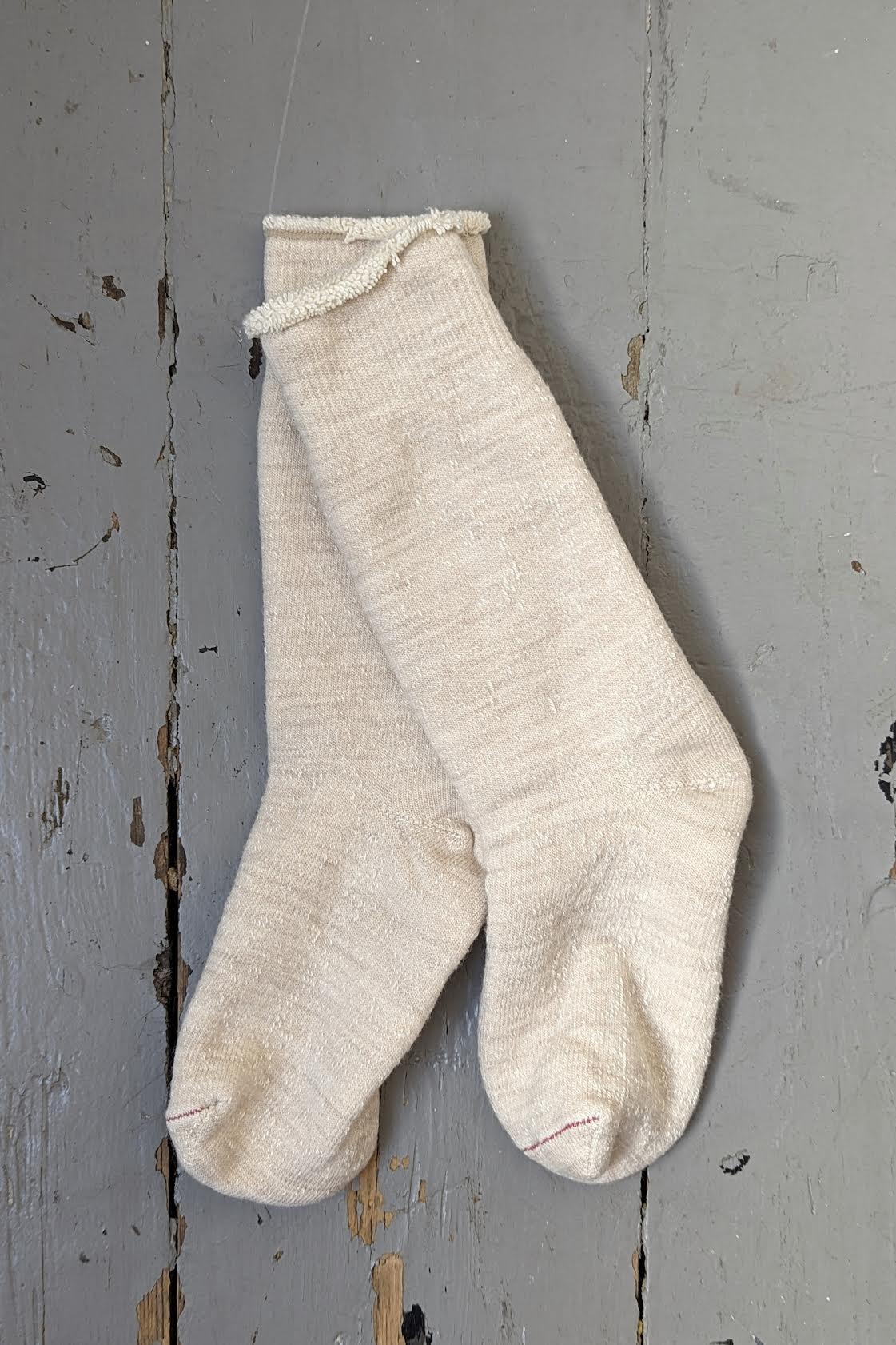 Rototo - Oatmeal Double-Face Socks - 32 The Guild