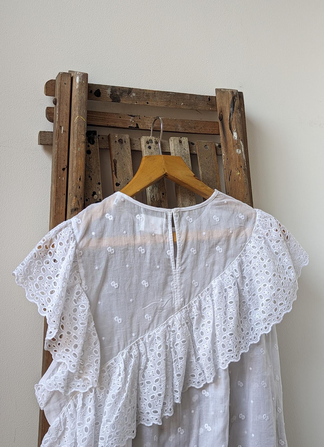 Marant Étoile - Sorani White Ruffle Blouse - Image 2