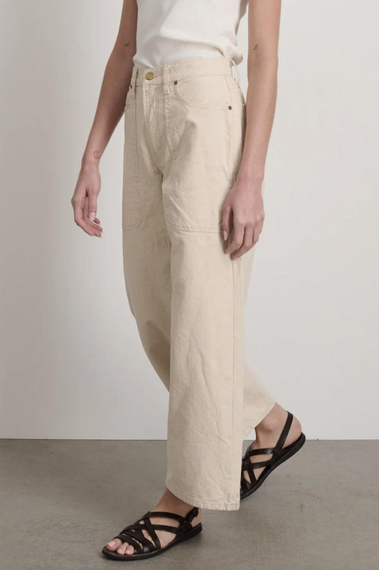 B Sides - Elissa Patch Pocket Mere White Jeans - Image 1