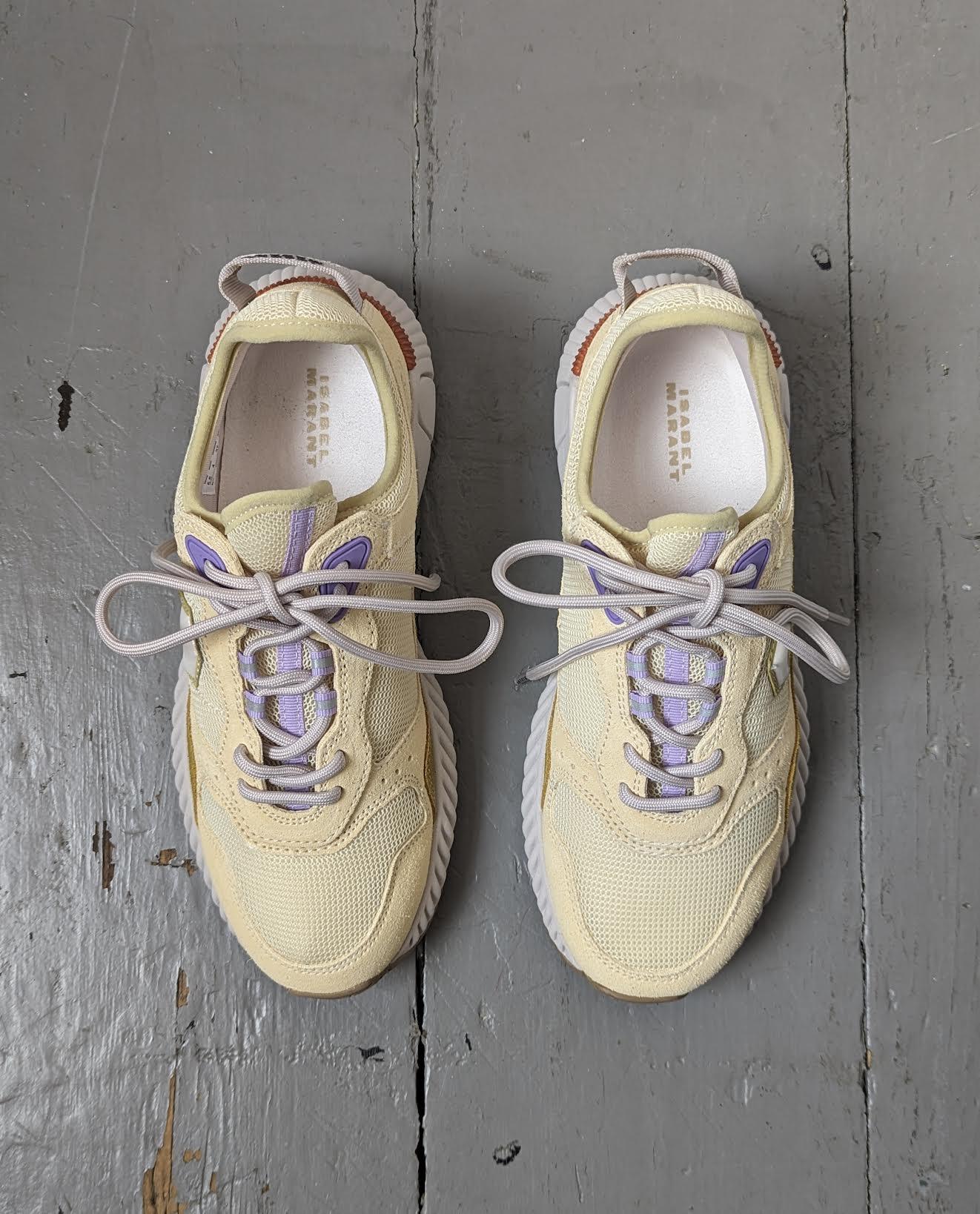 Isabel Marant - Ewie Yellow Sneakers - 32 The Guild