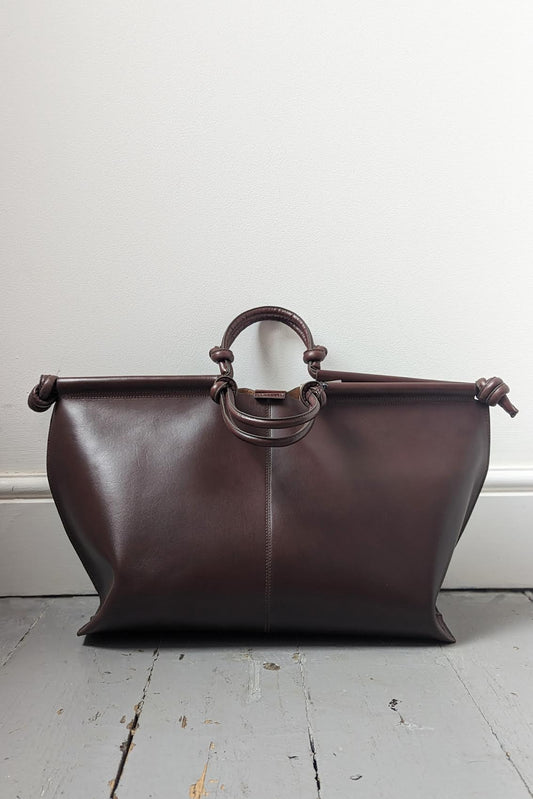 Soeur - Amalfi Marron Leather Weekend Bag - Image 1