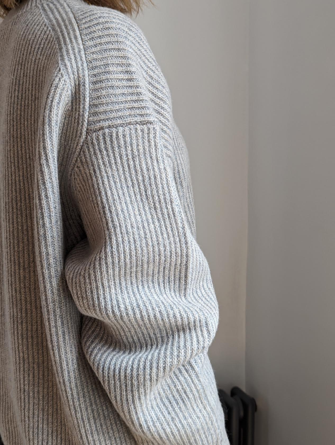 Plaited Crew-Neck Fisherman Jumper