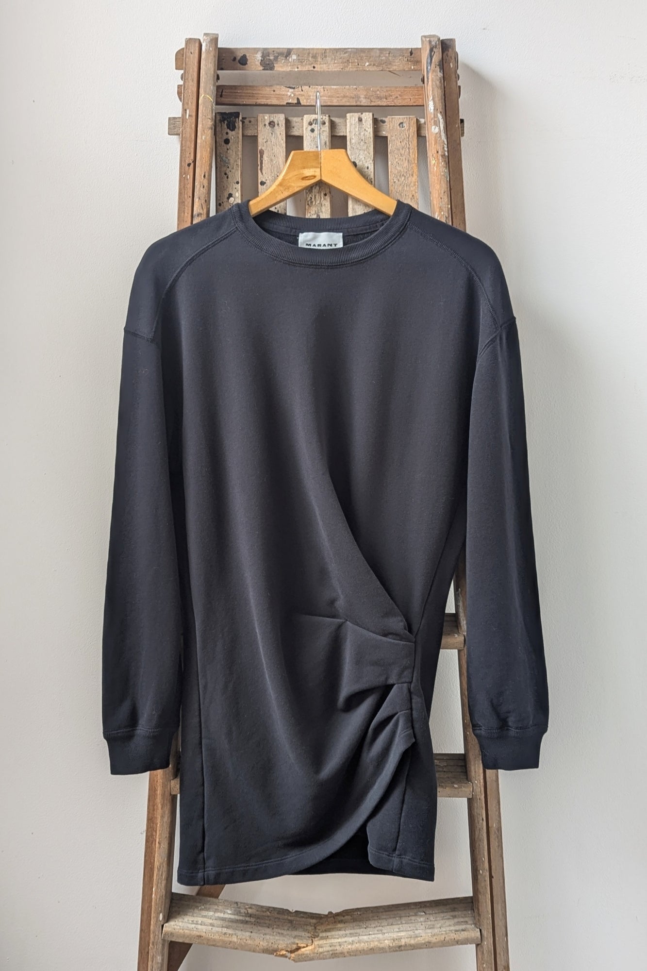 Pipper Black Sweatshirt Dress