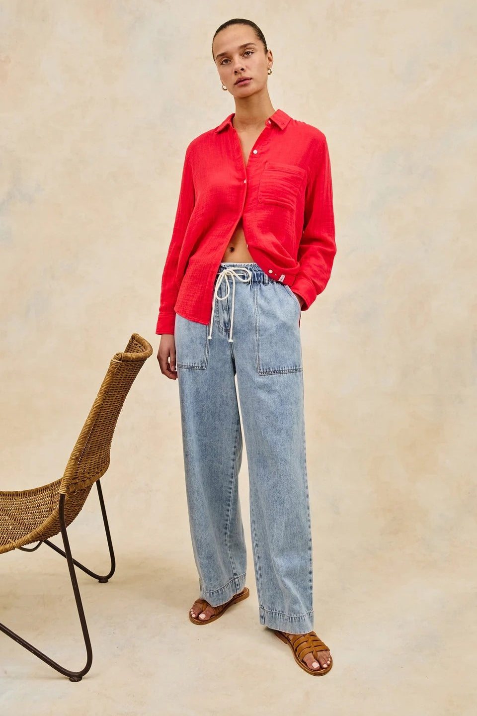 Ellis Cherry Organic Cotton Shirt