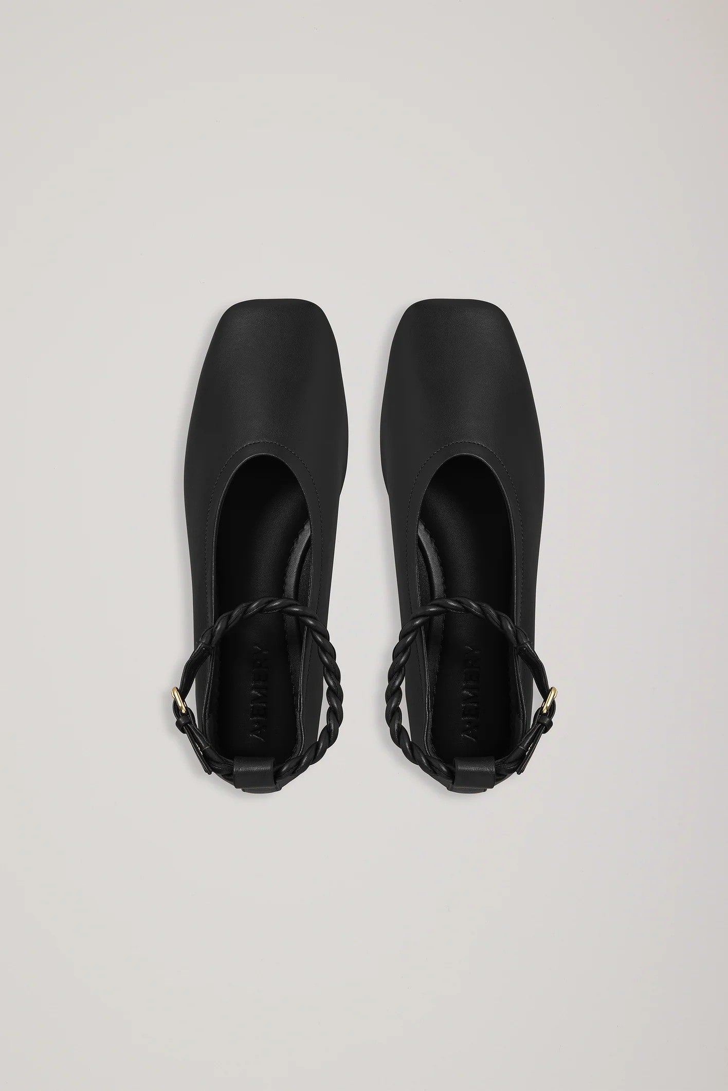 The Steele Flat Ballet Pump Black