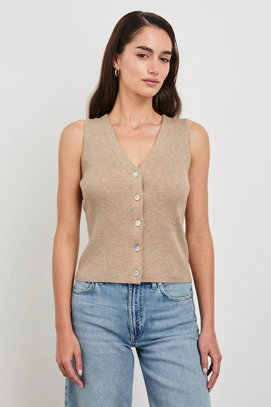 Rosa Vest Oatmeal