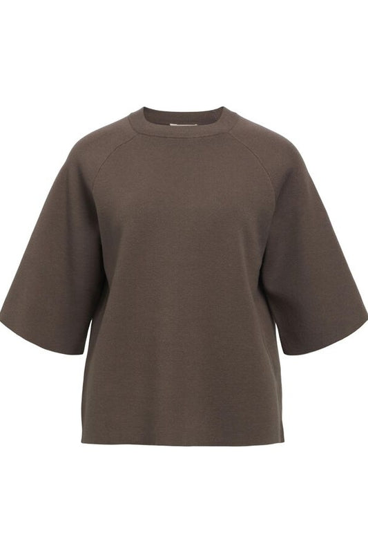 Morel Oversized Knitted Objreynard Top