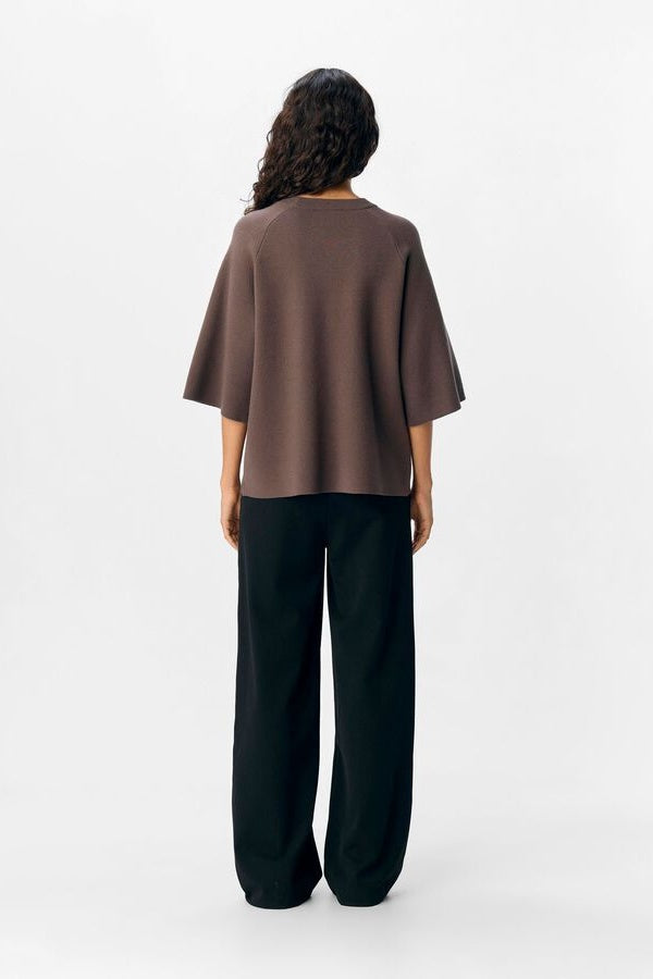 Morel Oversized Knitted Objreynard Top