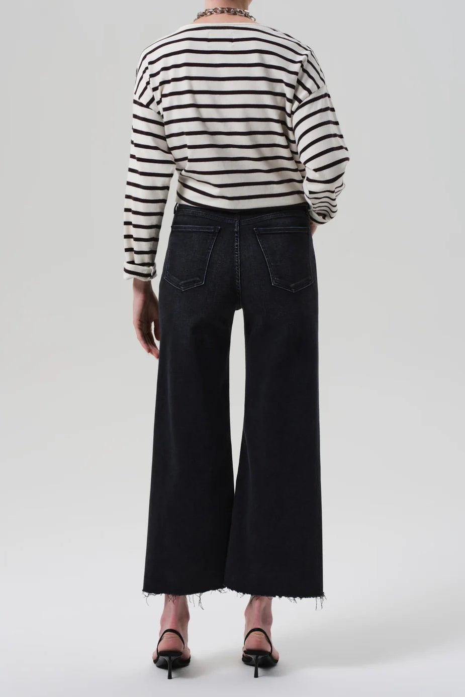 Lyra Wide Leg Medallion Crop Jeans