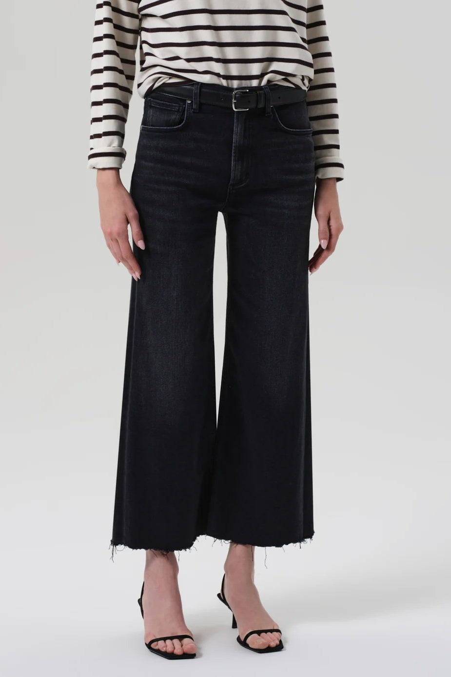 Lyra Wide Leg Medallion Crop Jeans