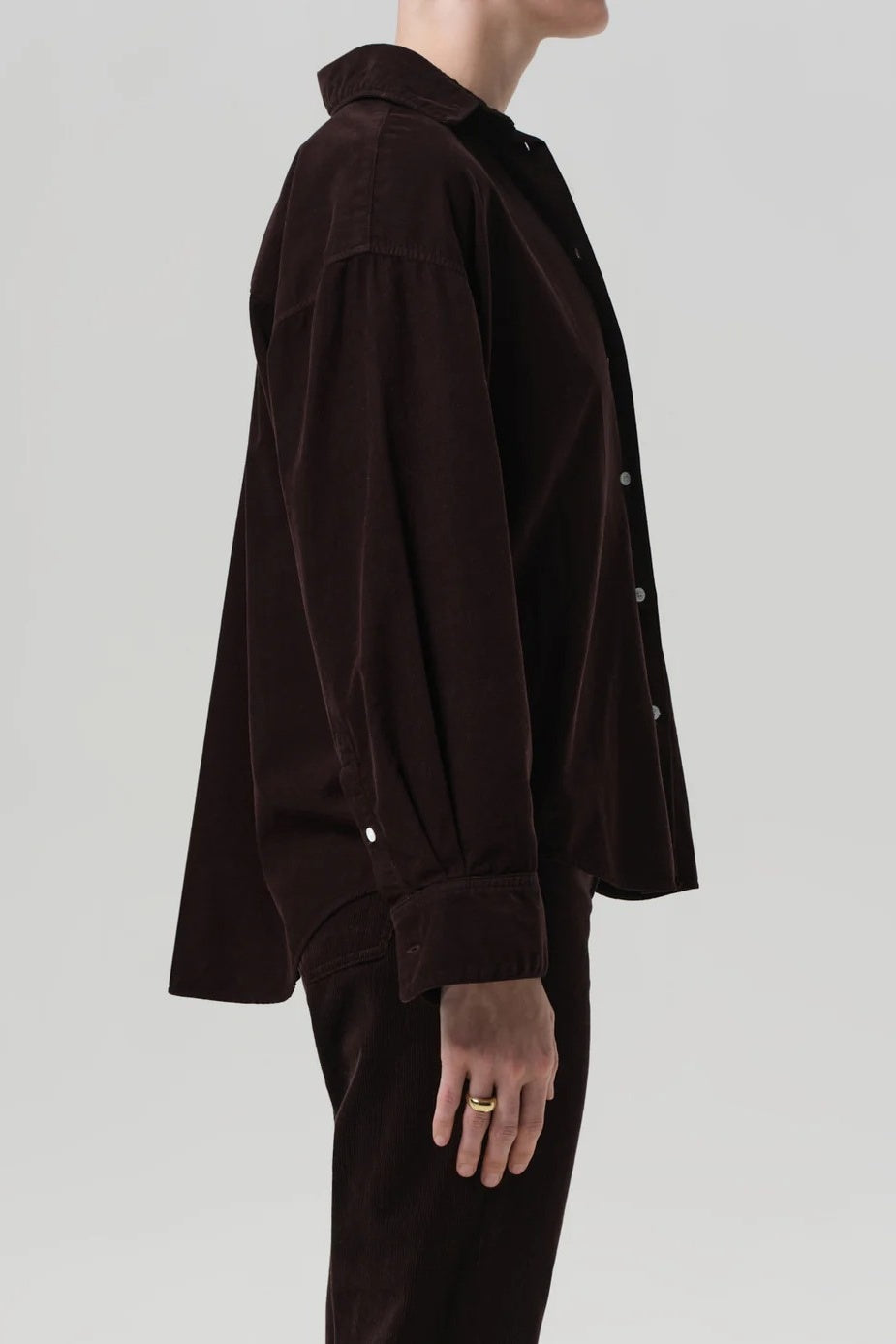 Kayla Cord Barrister Shirt