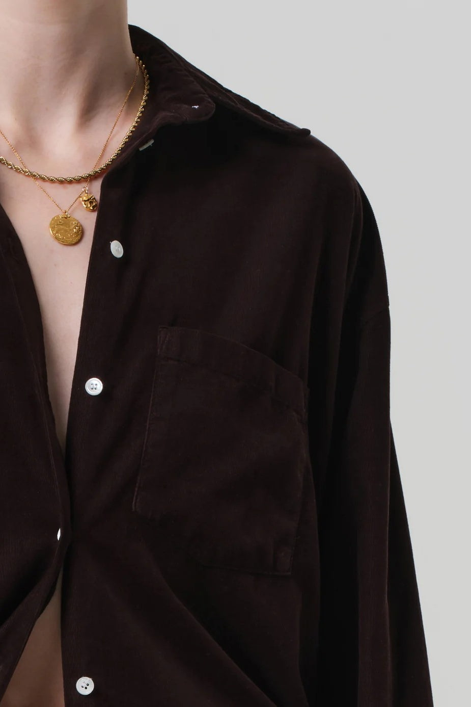 Kayla Cord Barrister Shirt