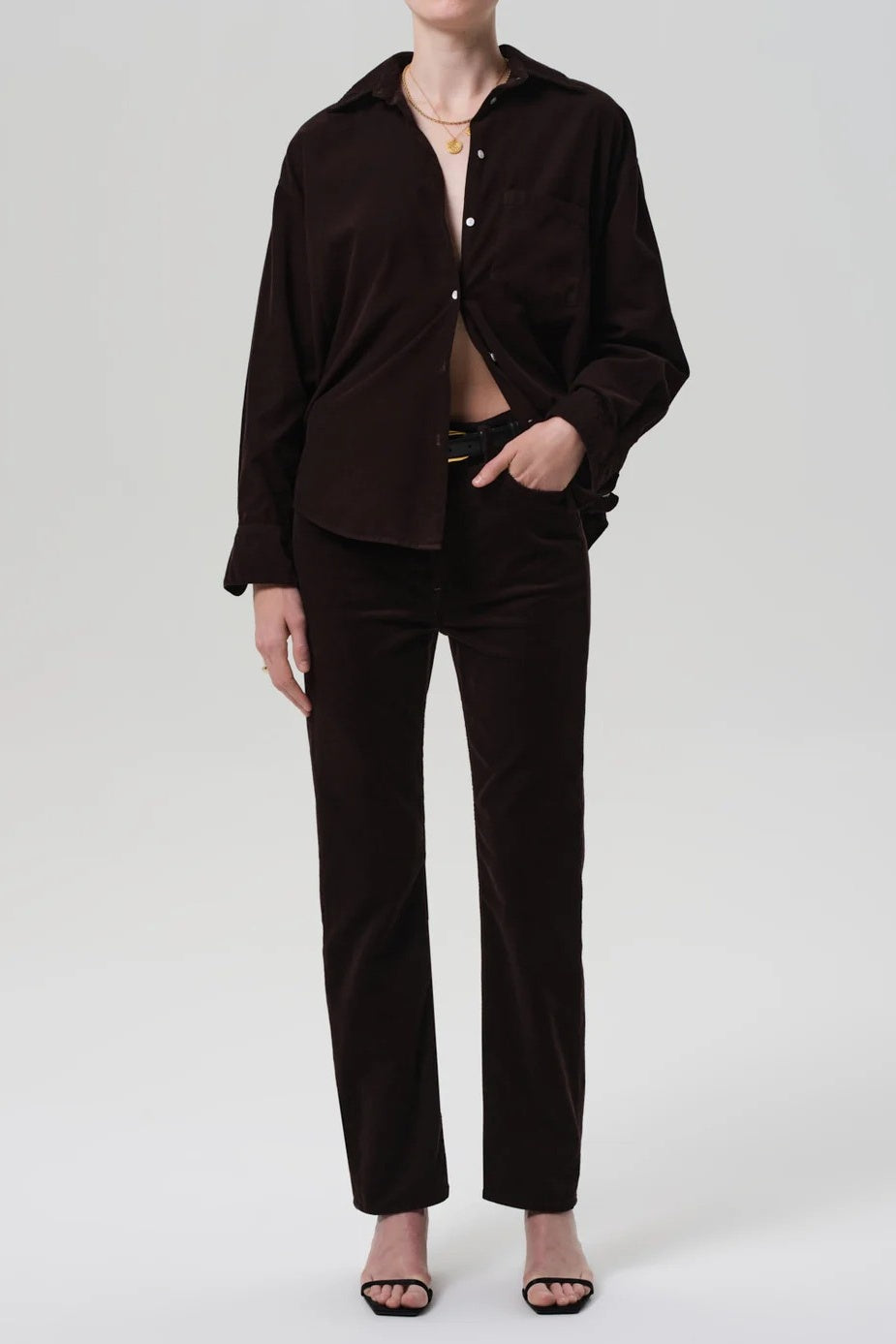 Kayla Cord Barrister Shirt