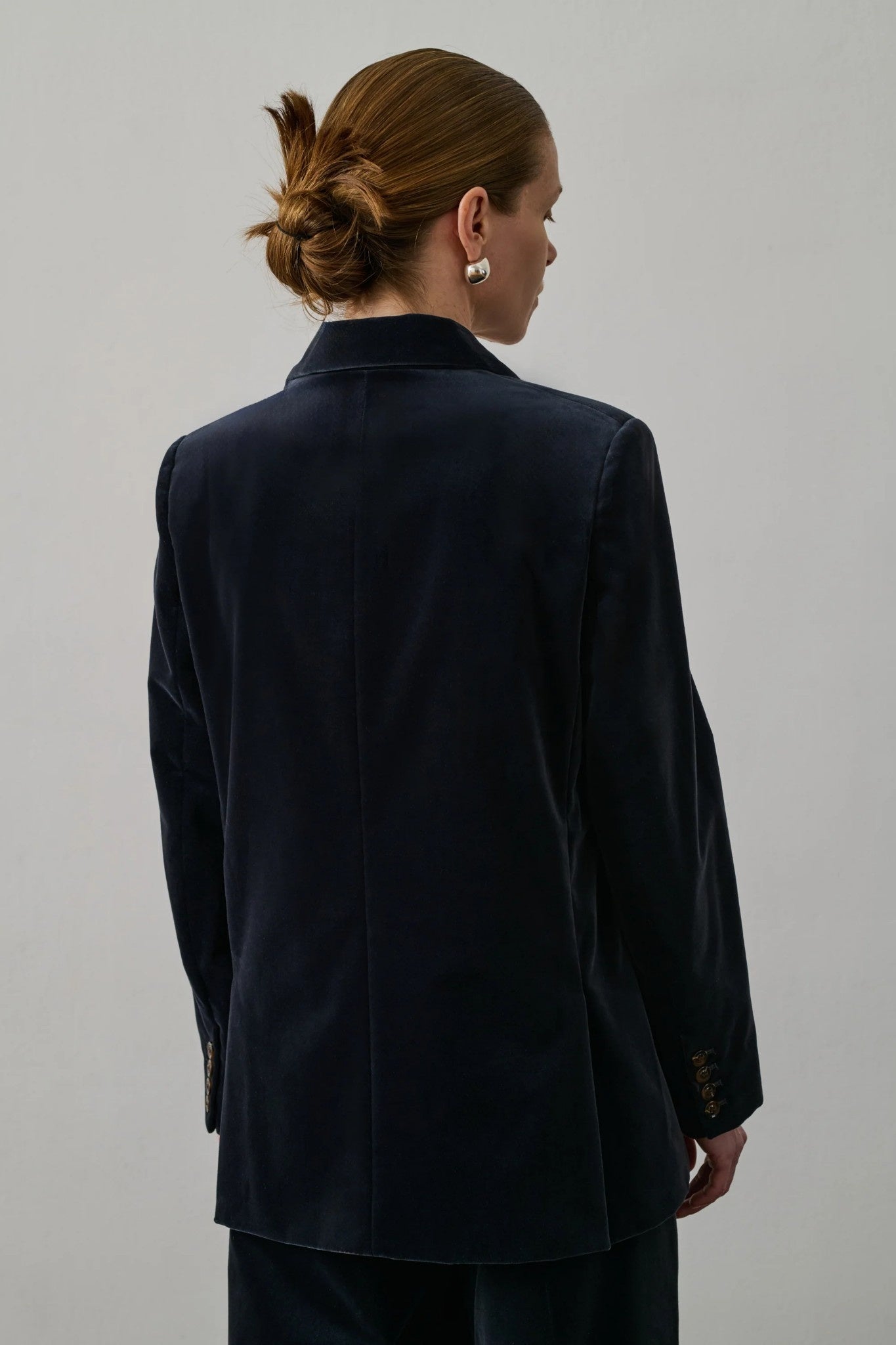Sevres Anthracite Velvet Jacket