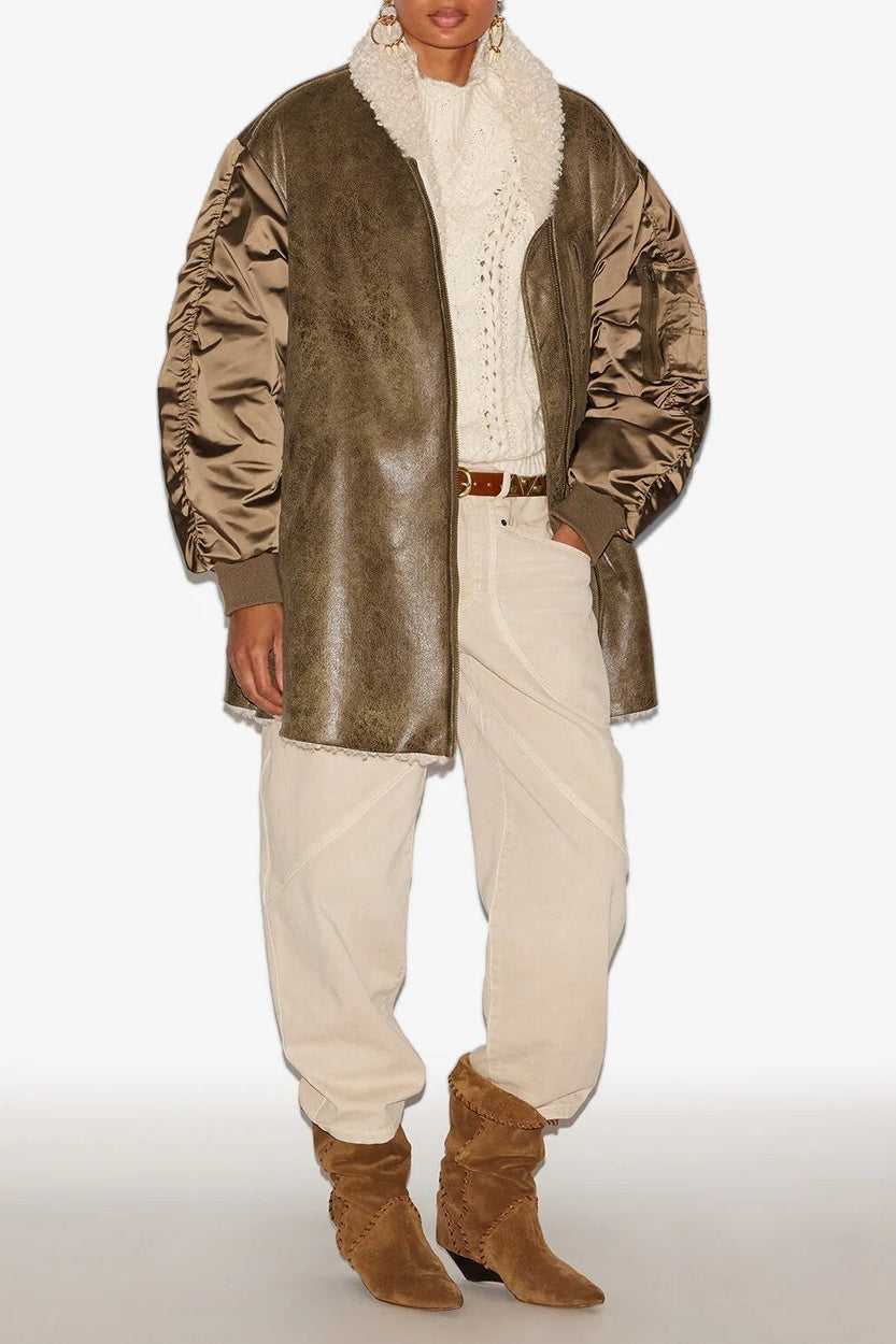 Evina Khaki Coat