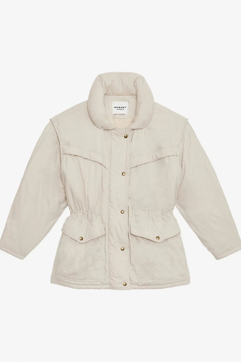Damone Ecru Padded Coat