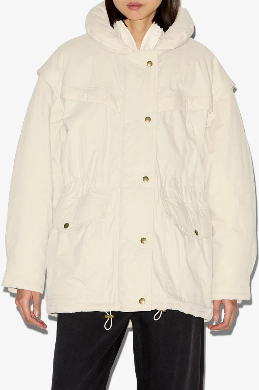 Damone Ecru Padded Coat