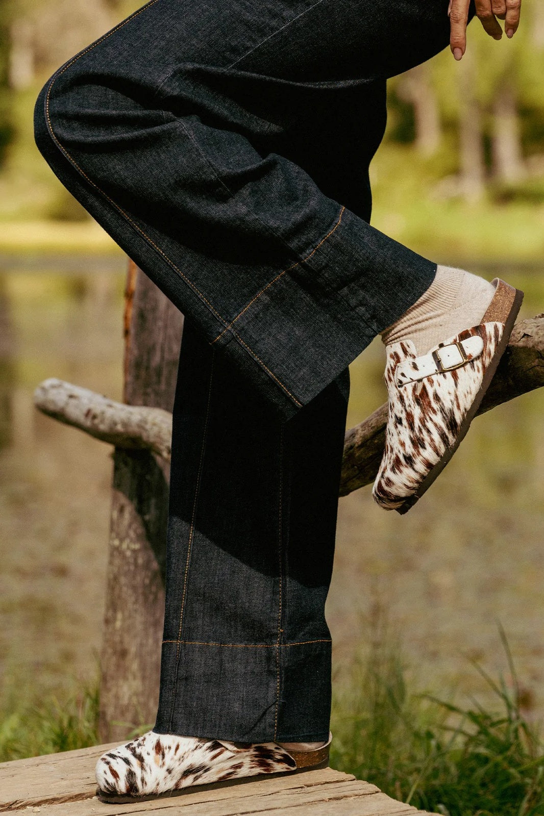 Riva Cow Leather Clogs