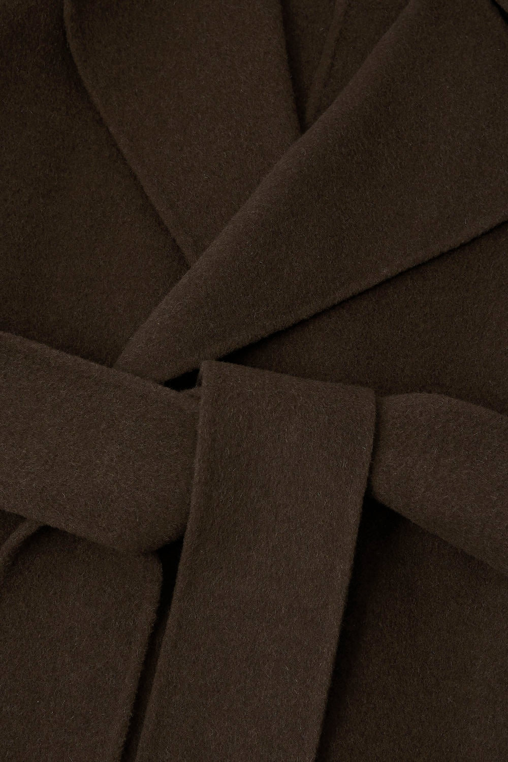 Harvard Double Faced Brown Coat