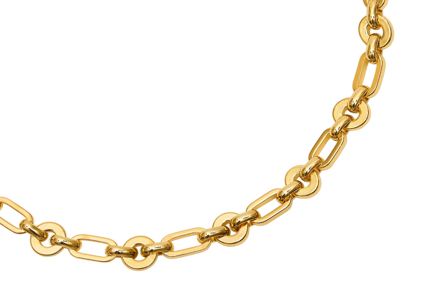 Chunky Link Gold Necklace
