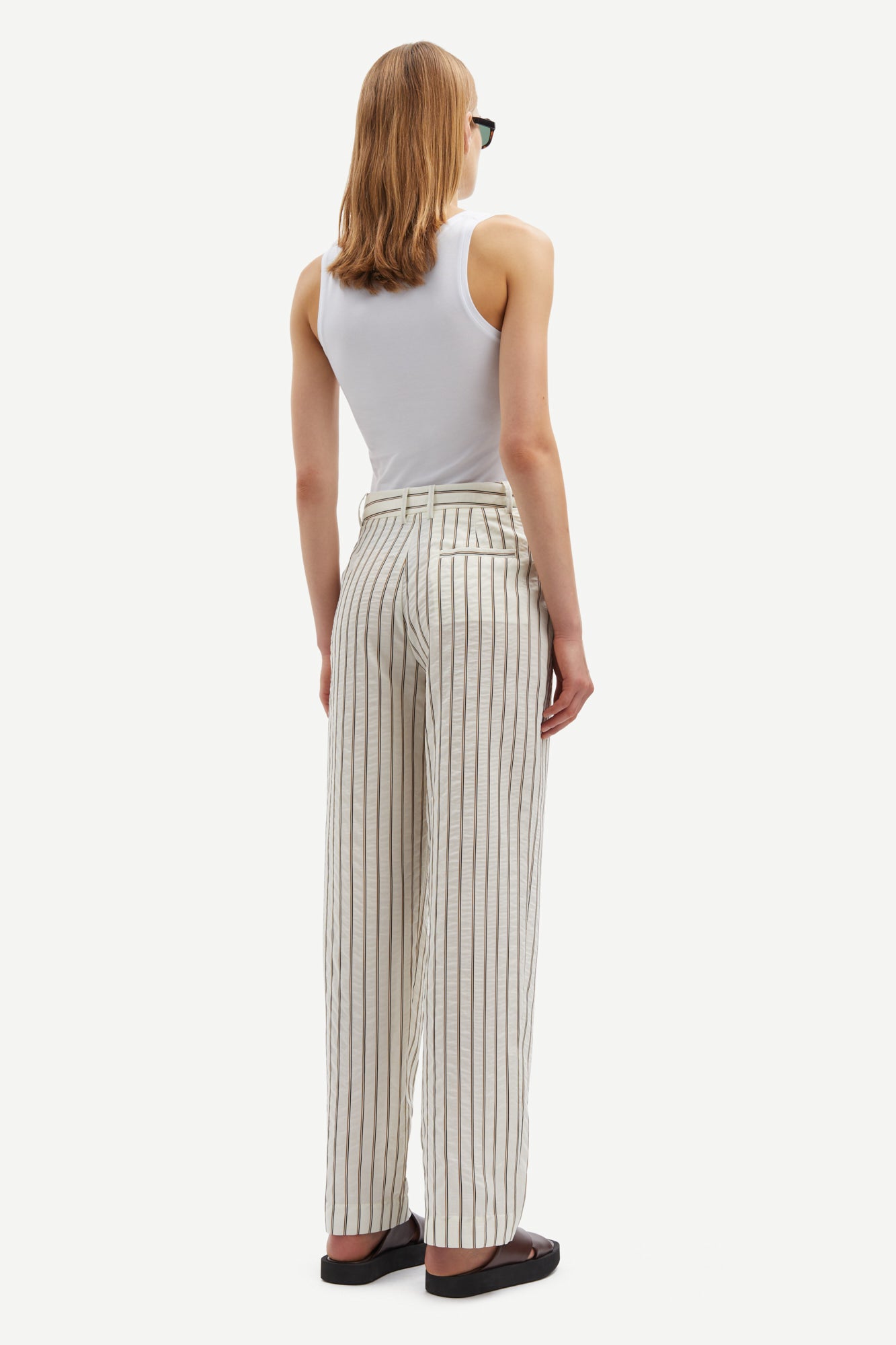 Samsoe Samsoe - Agneta Solitary Striped Trousers - image 2 of 3