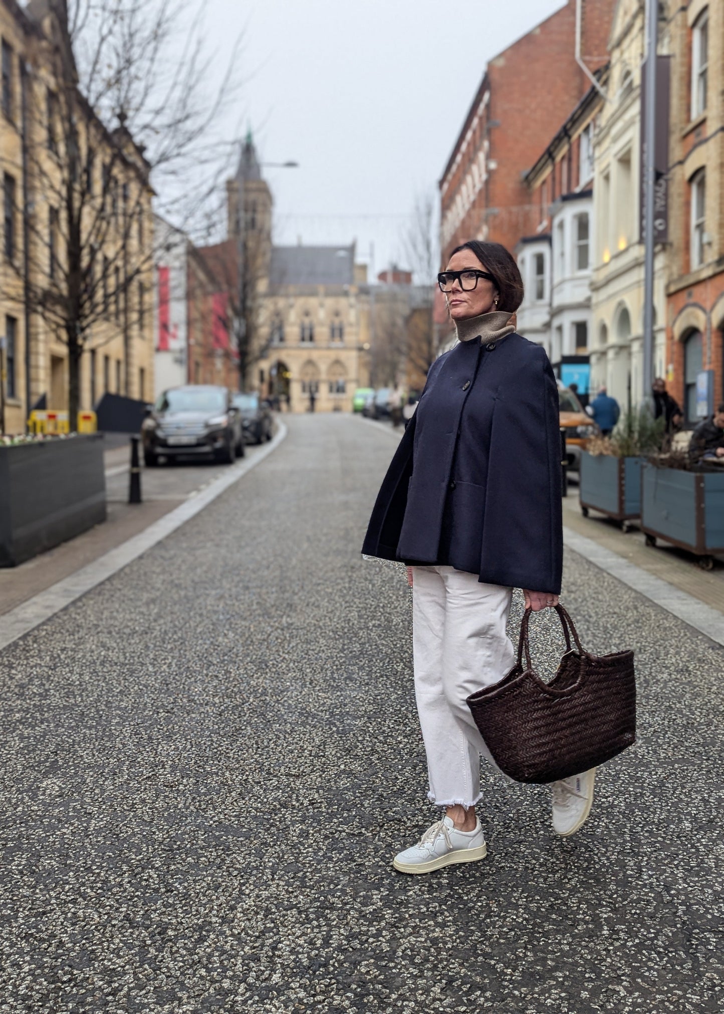 Zoie wearing Dragon Diffusion Bag