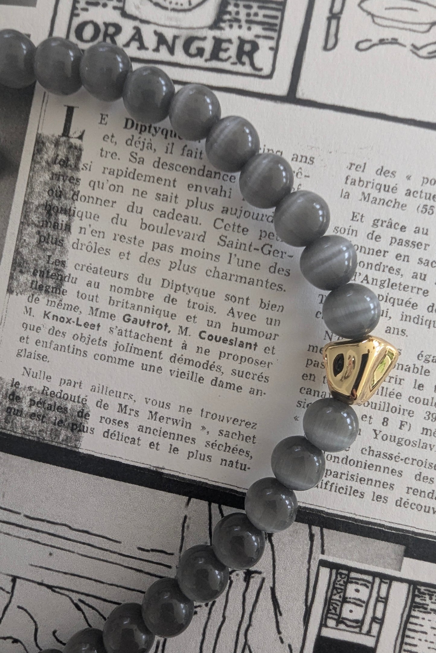 Grey Tokyo Choker Necklace