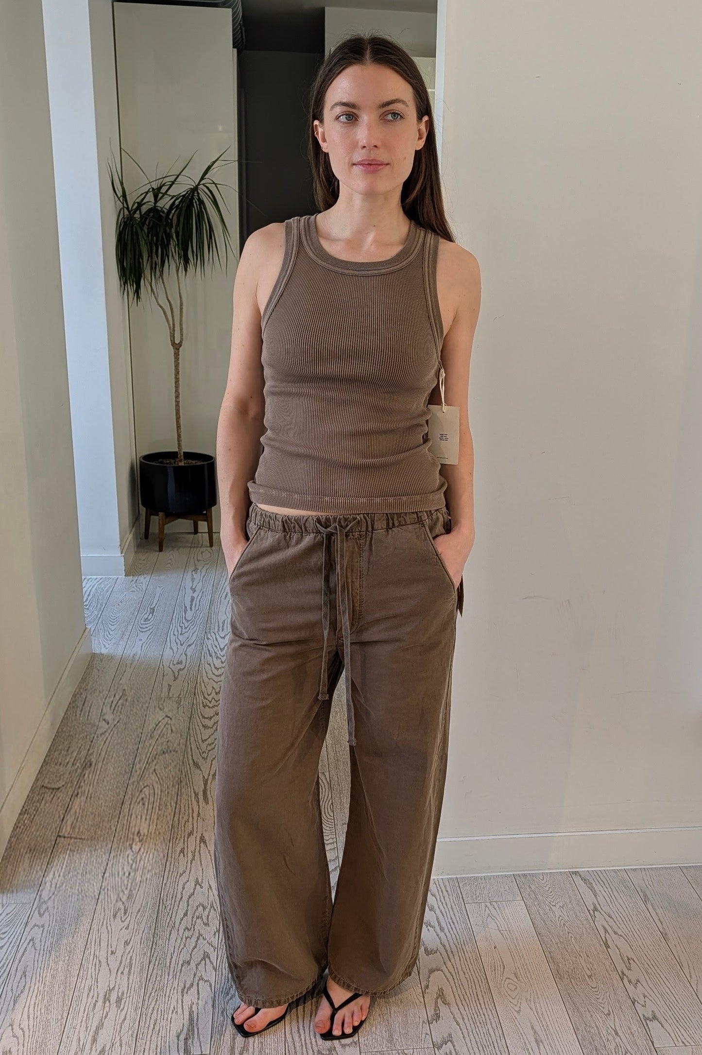 Isabel Rib Tank in Cocoa