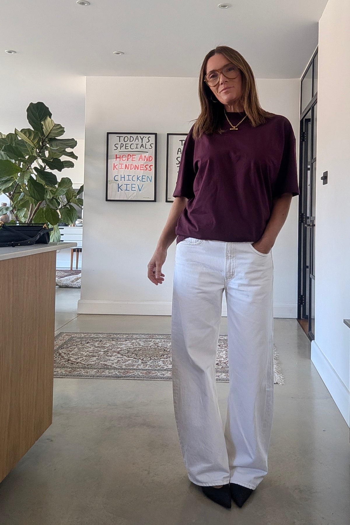 Essential Boyfriend Burgundy T-Shirt