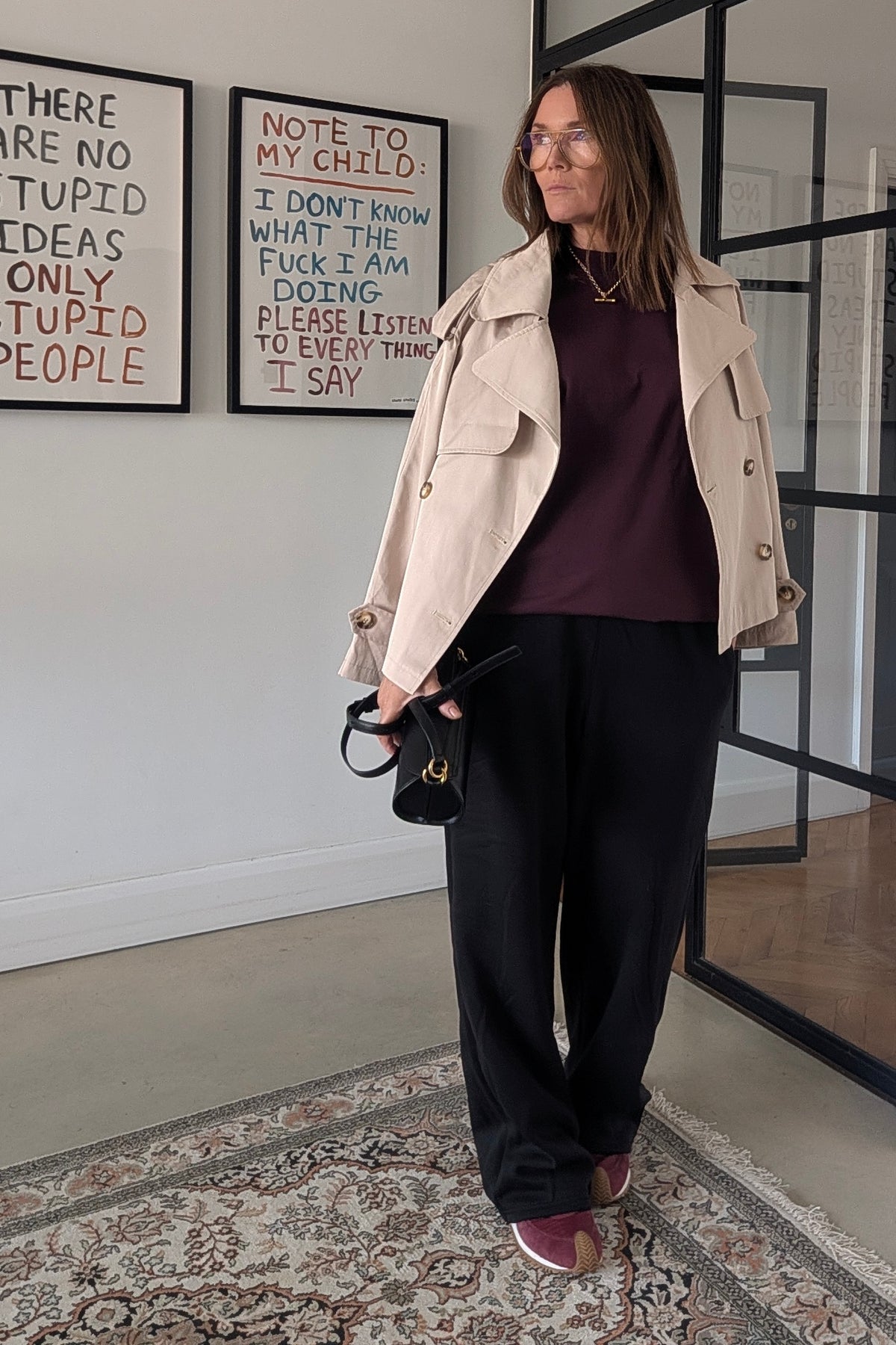 Cropped Trench Jacket