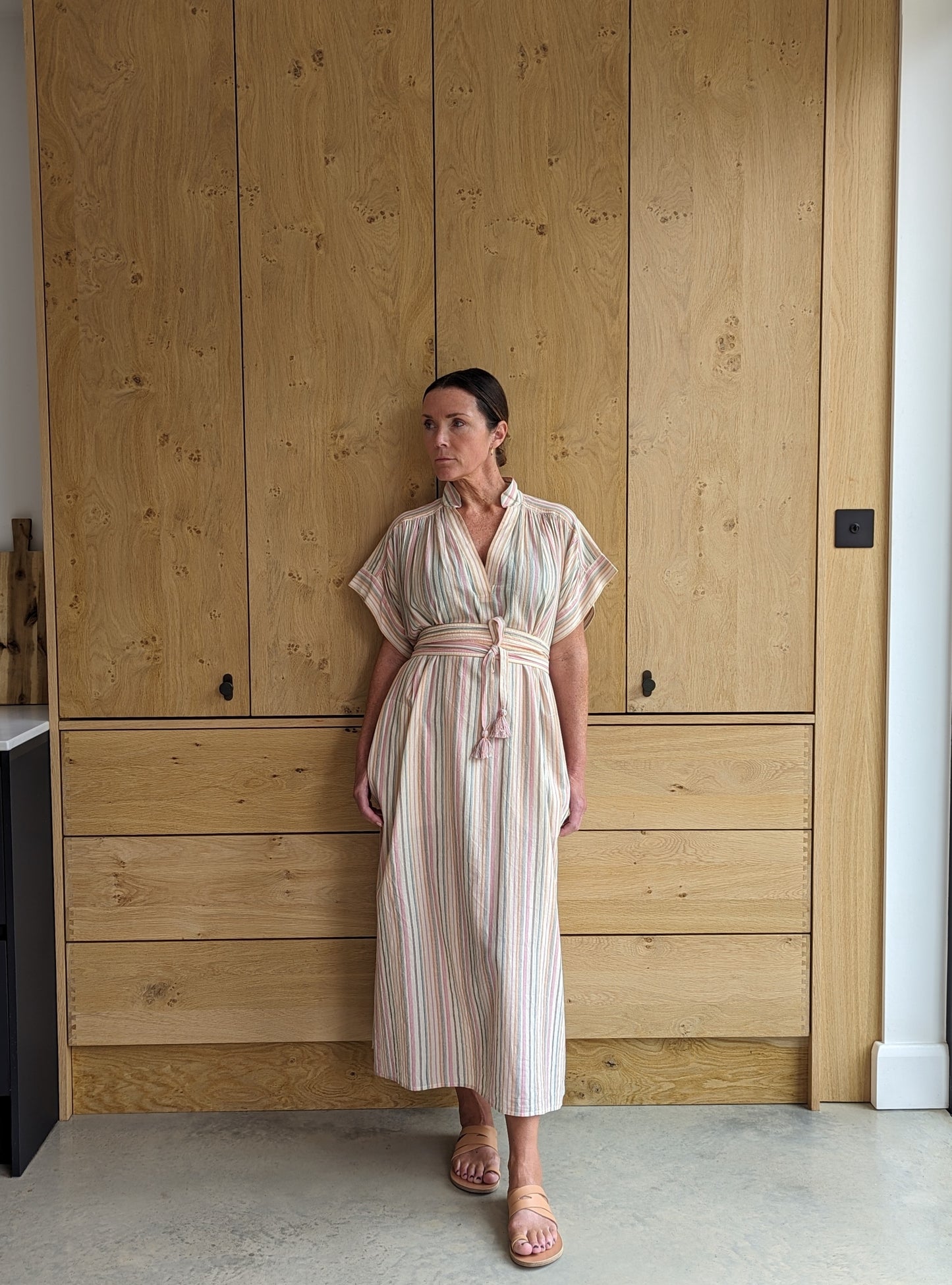 Cyndie Pastel Stripe Dress