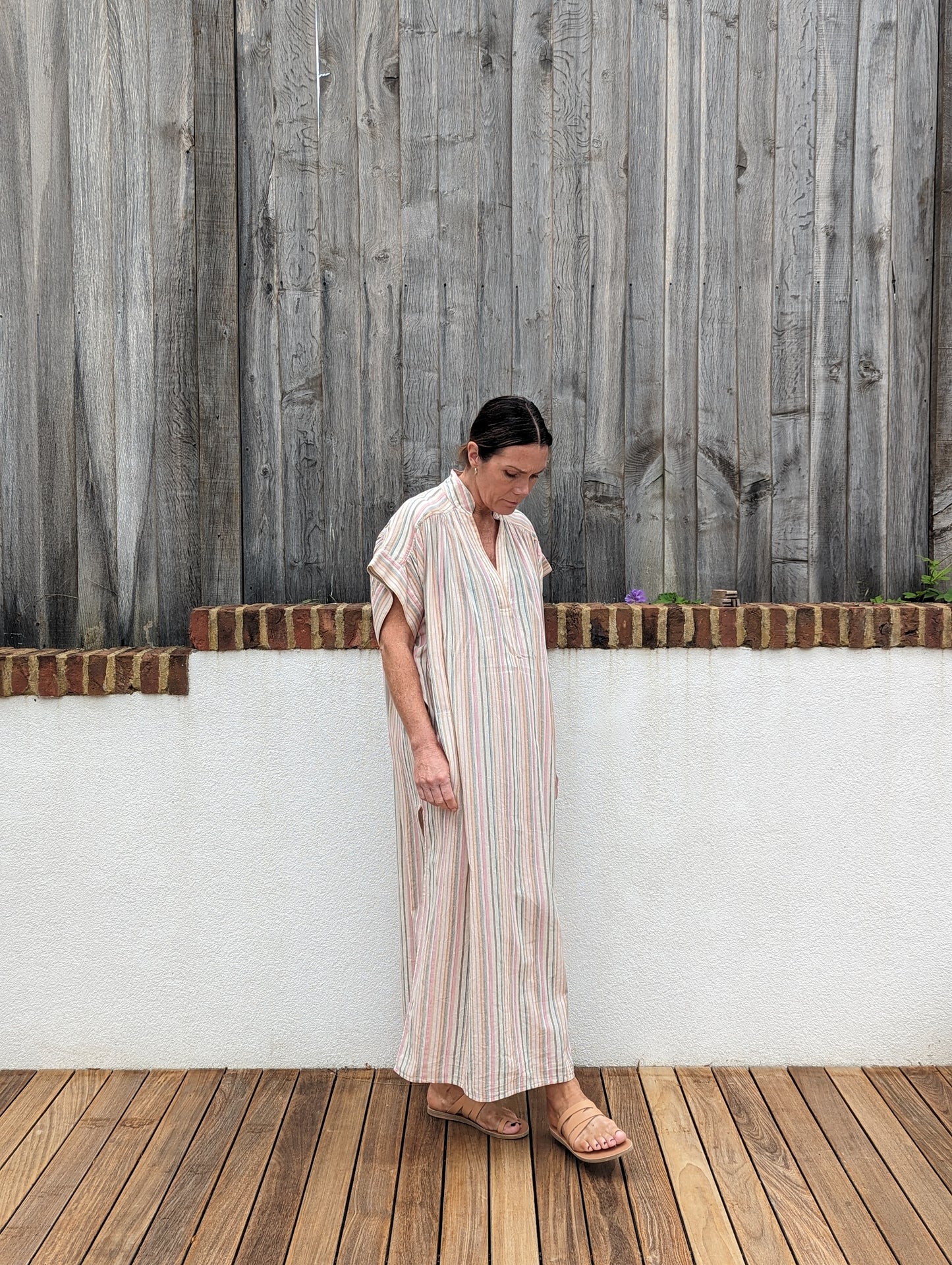 Cyndie Pastel Stripe Dress