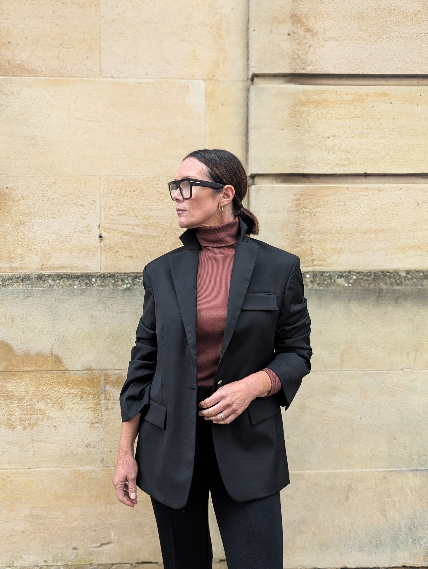 Amsterdam Brique Cotton Turtleneck