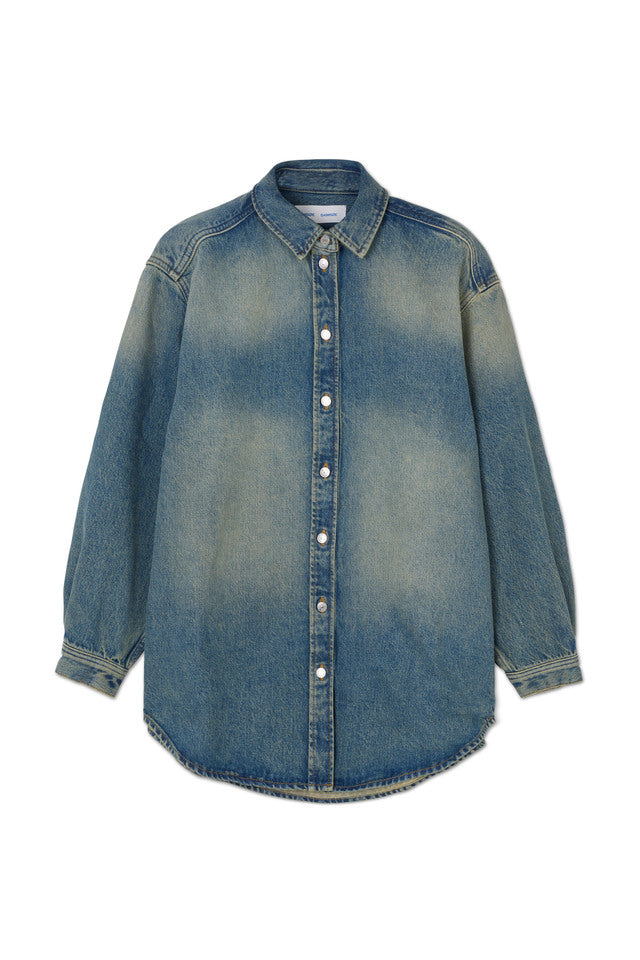 Salea Grime Denim Overshirt
