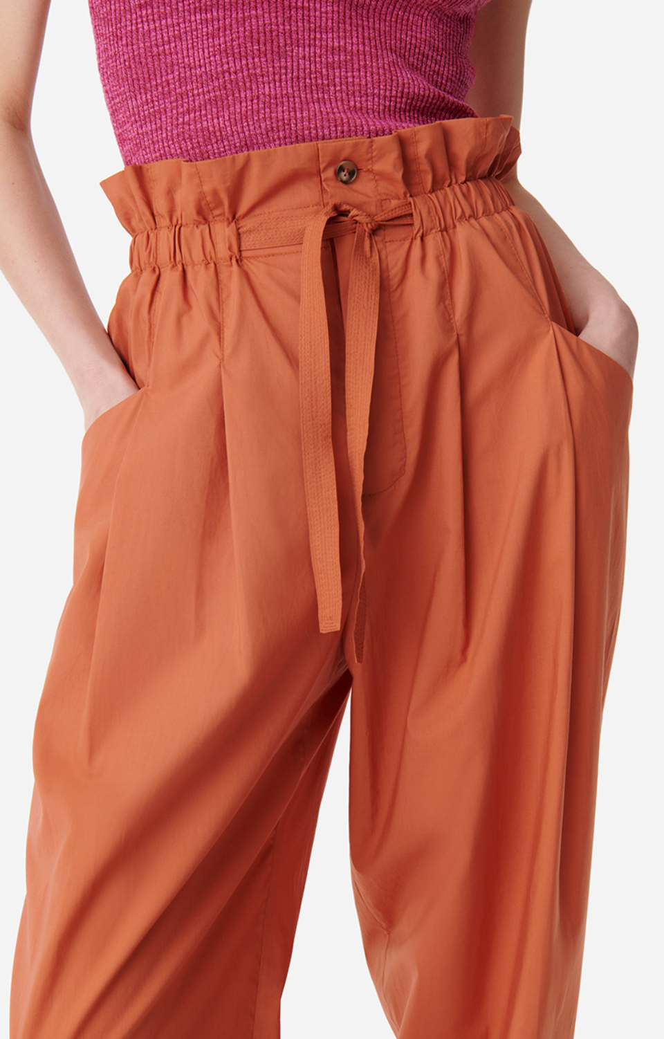 Vanessa Bruno - Casimir Havana High-Waisted Trousers - Image 3 of 4