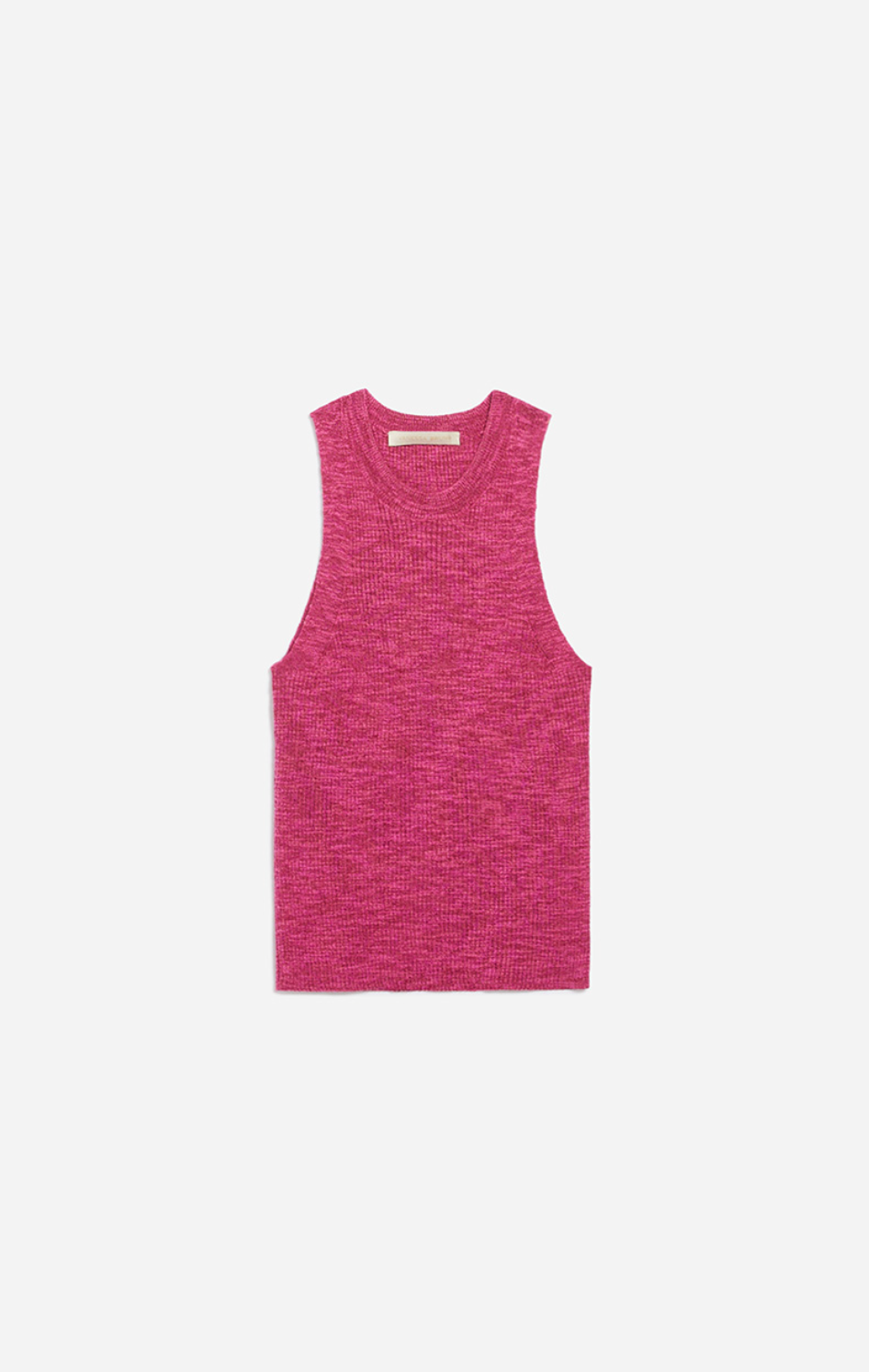 Vanessa Bruno - Cranberry Pivoine Tank Top - Image 3 of 7