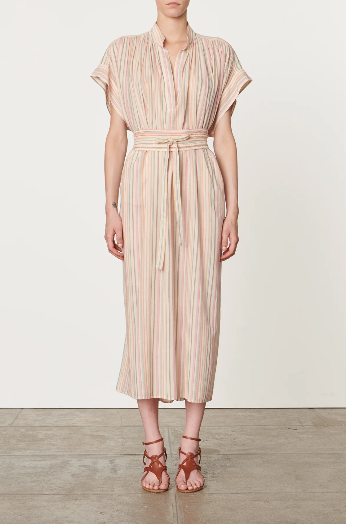 Vanessa Bruno - Cyndie Pastel Stripe Dress - Image 1