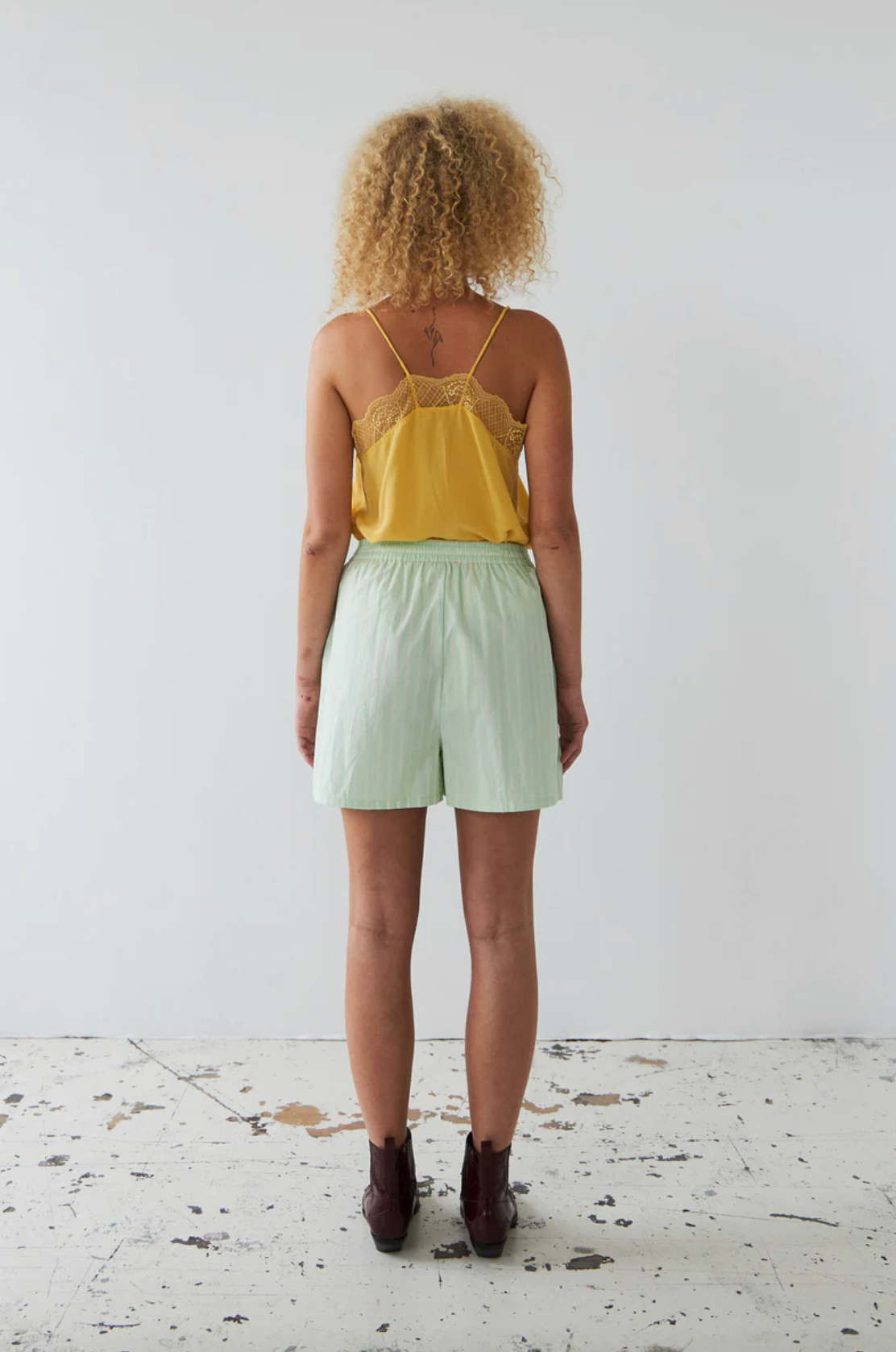 Stella Nova - Mint Tea Striped Shorts - Image 3