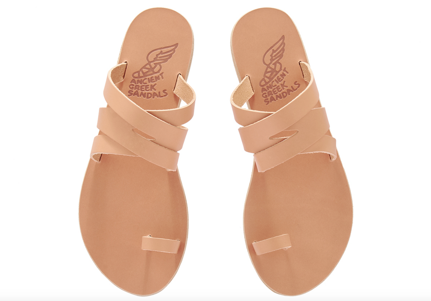 Ancient Greek - Gordia Natural Leather Sandals - Image 4