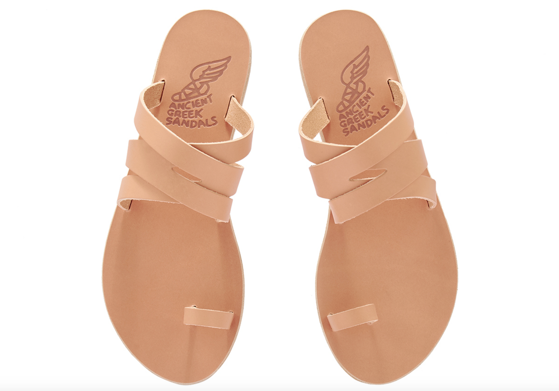 Ancient Greek - Gordia Natural Leather Sandals - Image 4