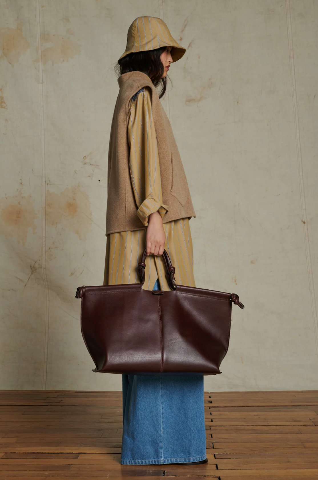 Soeur - Amalfi Marron Leather Weekend Bag - Image 3