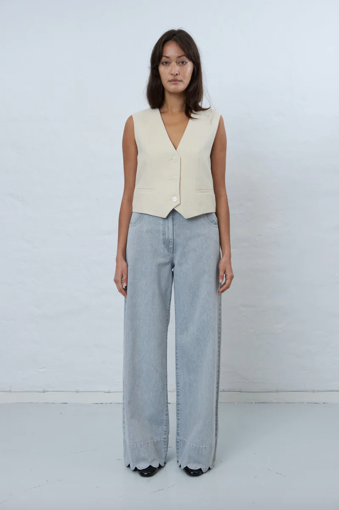 Stella Nova - Vanilla Tailored Tuxedo Vest - Image 4