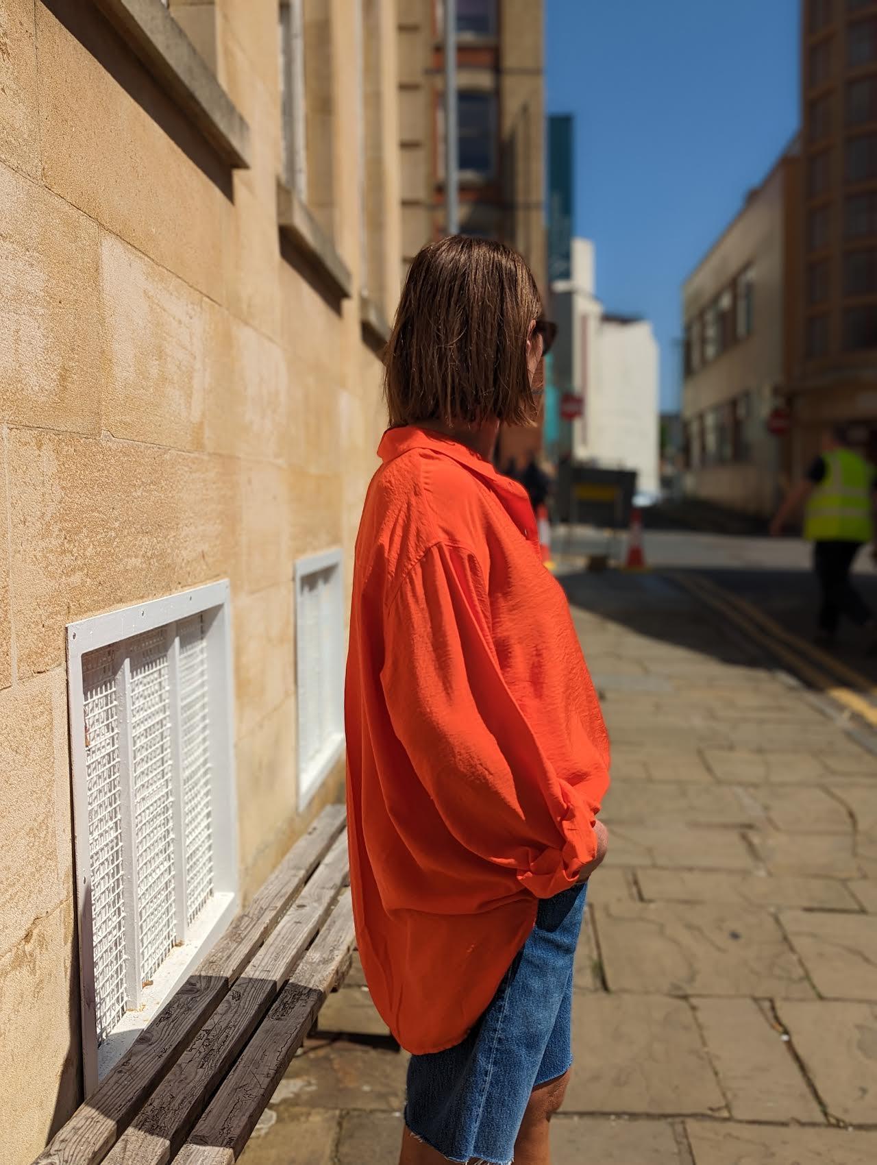 Samsoe Samsoe - Alfrida Orange Shirt - 32 The Guild
