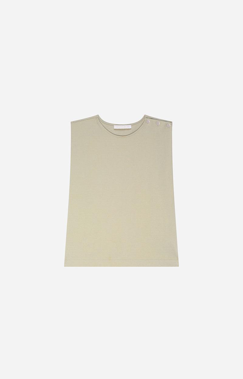 Vanessa Bruno - Amandine Sage Stud Tank - 32 The Guild