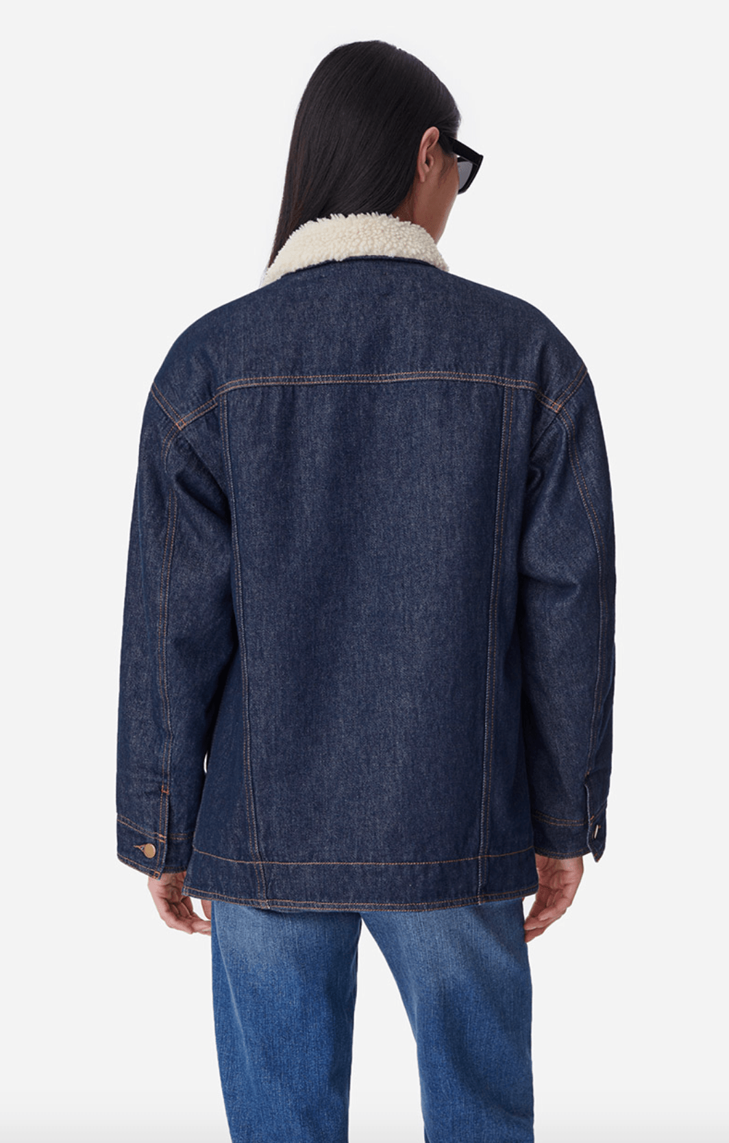 Vanessa Bruno - Anje Sherpa Denim Jacket - 32 The Guild