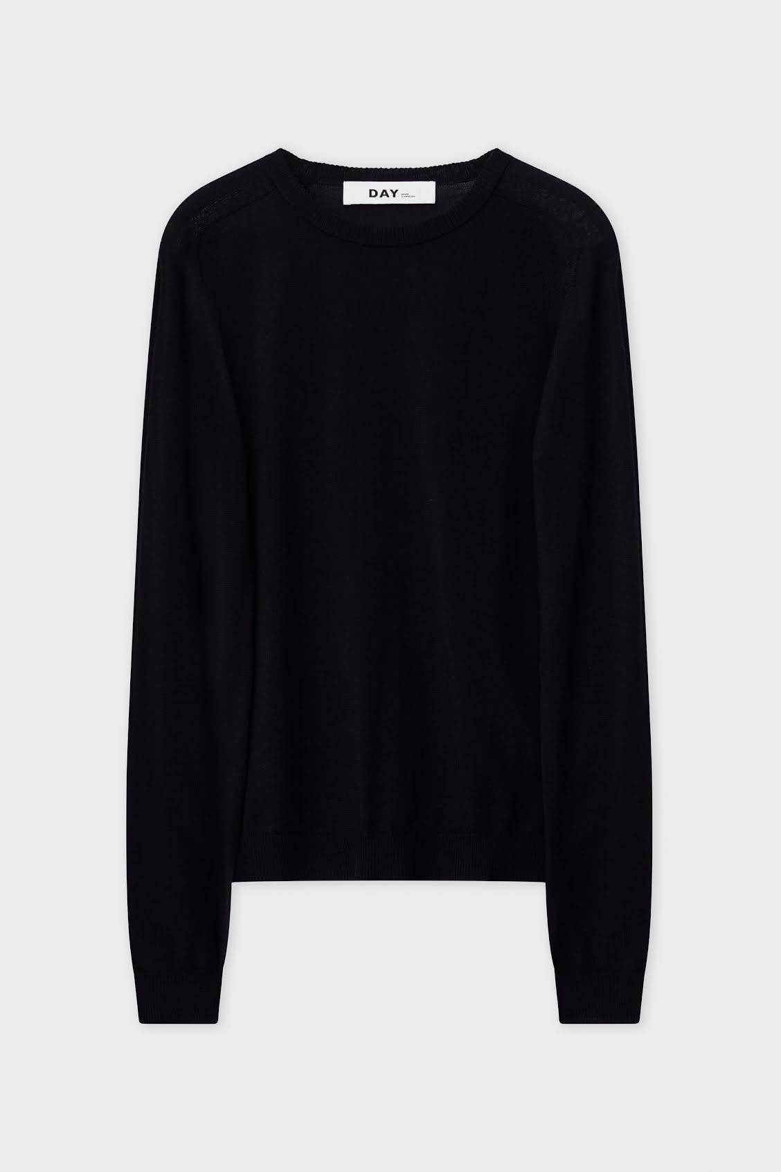 DAY BIRGER - Annabelle Black Merino Top - 32 The Guild