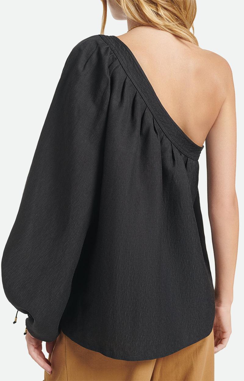 Vanessa Bruno - Avril One Shoulder Black Top - 32 The Guild